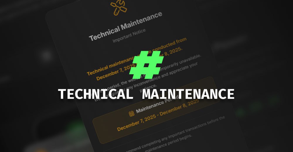 Technical Maintenance ⚠️